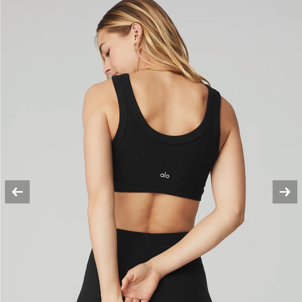 Alo yoga wellness bra-Black